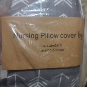 Gray Geometric Pillow Cover for Bedding
